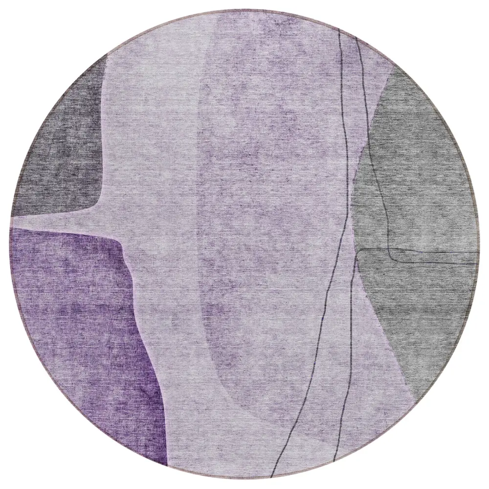 Chantille ACN696 Purple 8' x 8' Rug