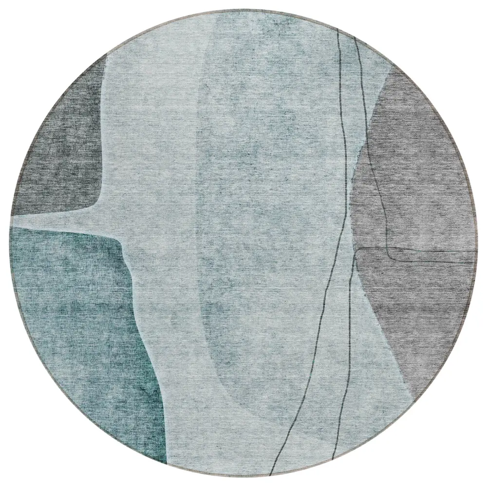 Chantille ACN696 Teal 8' x 8' Rug