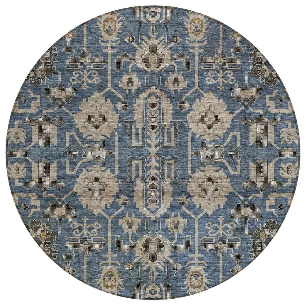Chantille ACN697 Navy 8' x 8' Rug