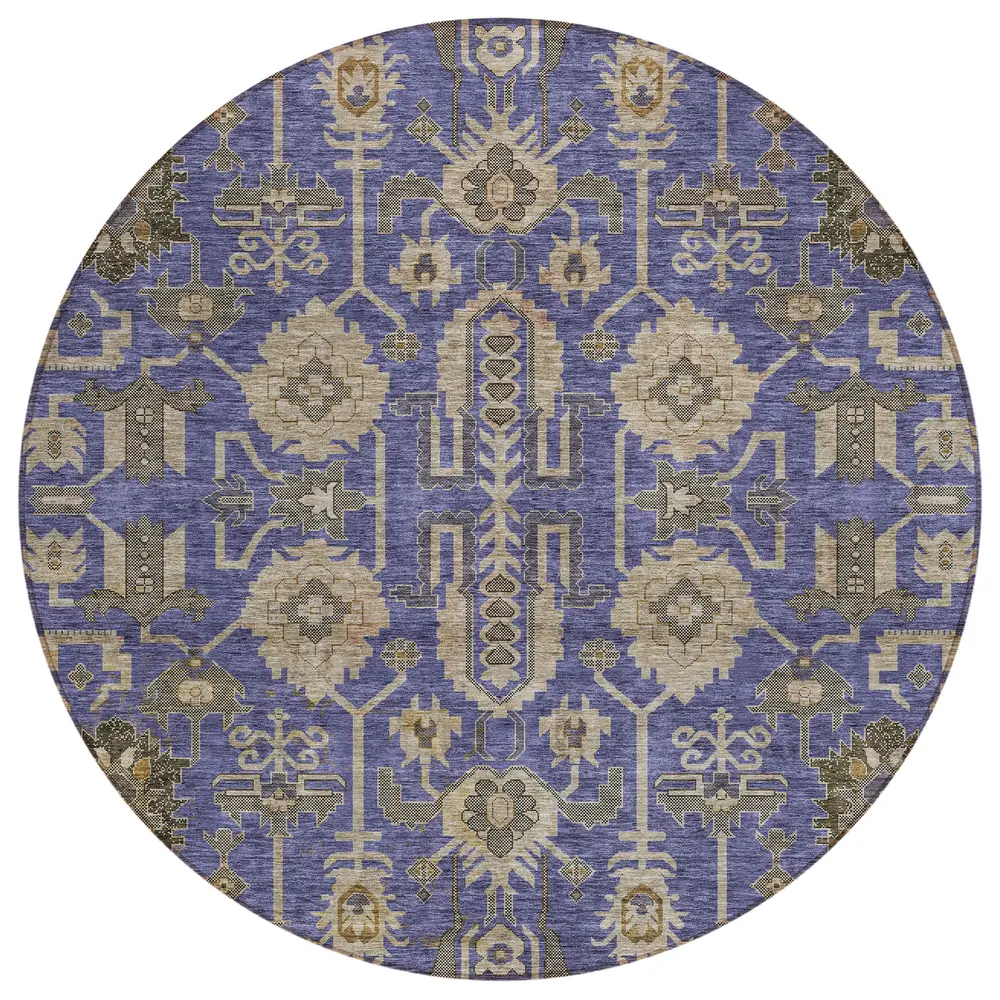 Chantille ACN697 Purple 8' x 8' Rug