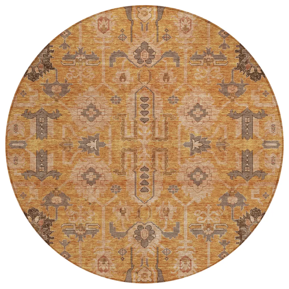 Chantille ACN697 Terracotta 8' x 8' Rug