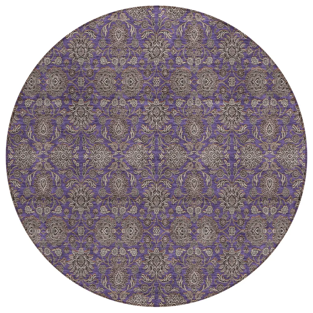 Chantille ACN702 Purple 8' x 8' Rug