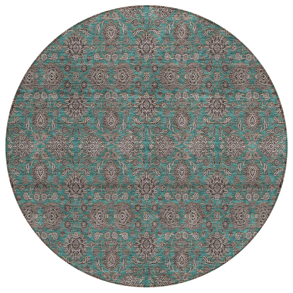 Chantille ACN702 Teal 8' x 8' Rug