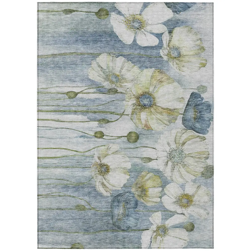 Chantille ACN712 Blue 3' x 5' Rug