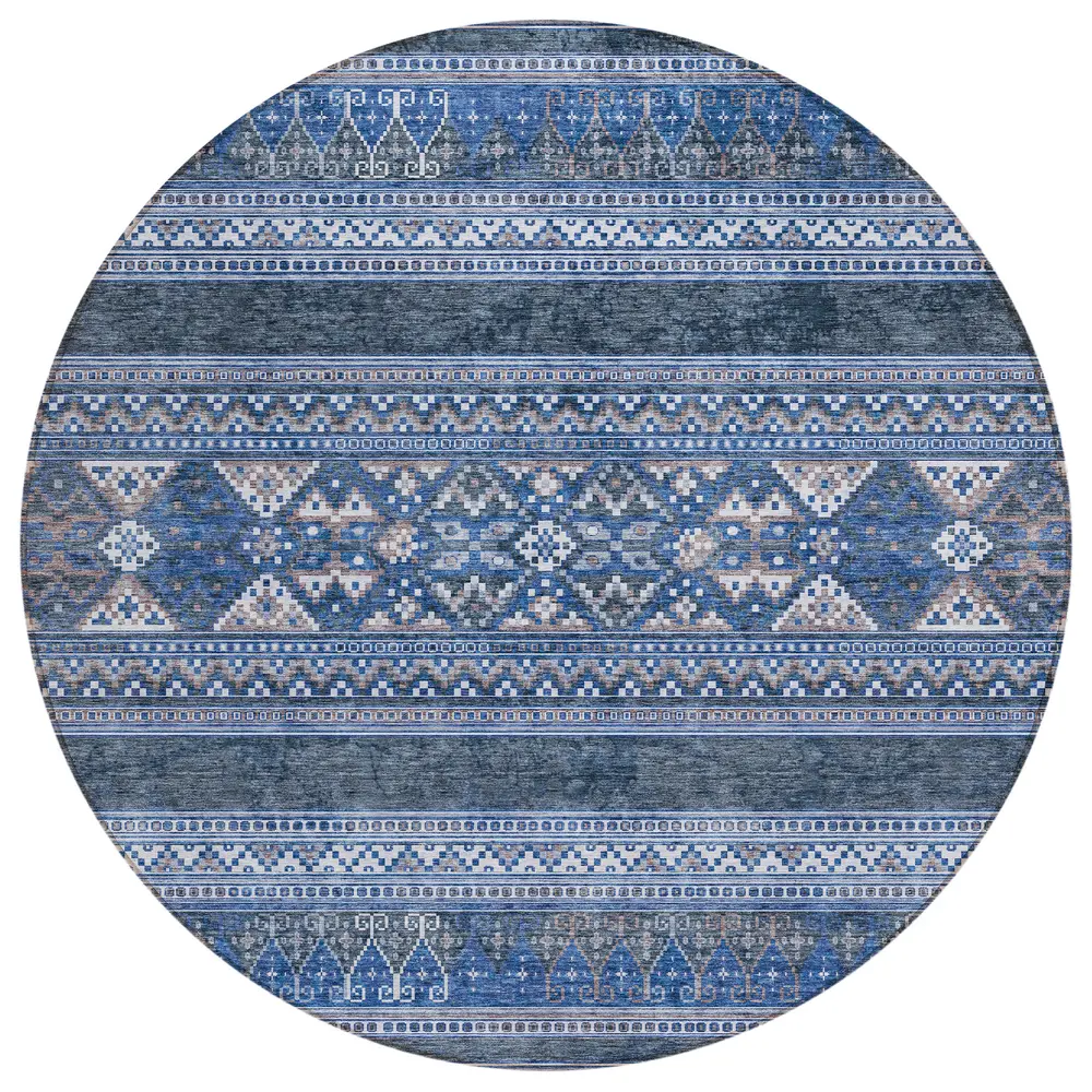 Chantille ACN714 Navy 8' x 8' Rug