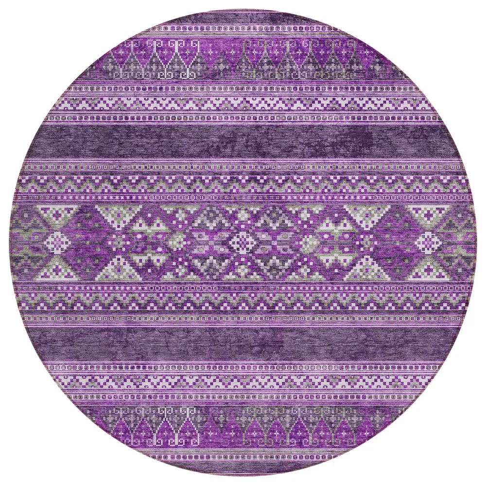 Chantille ACN714 Purple 8' x 8' Rug