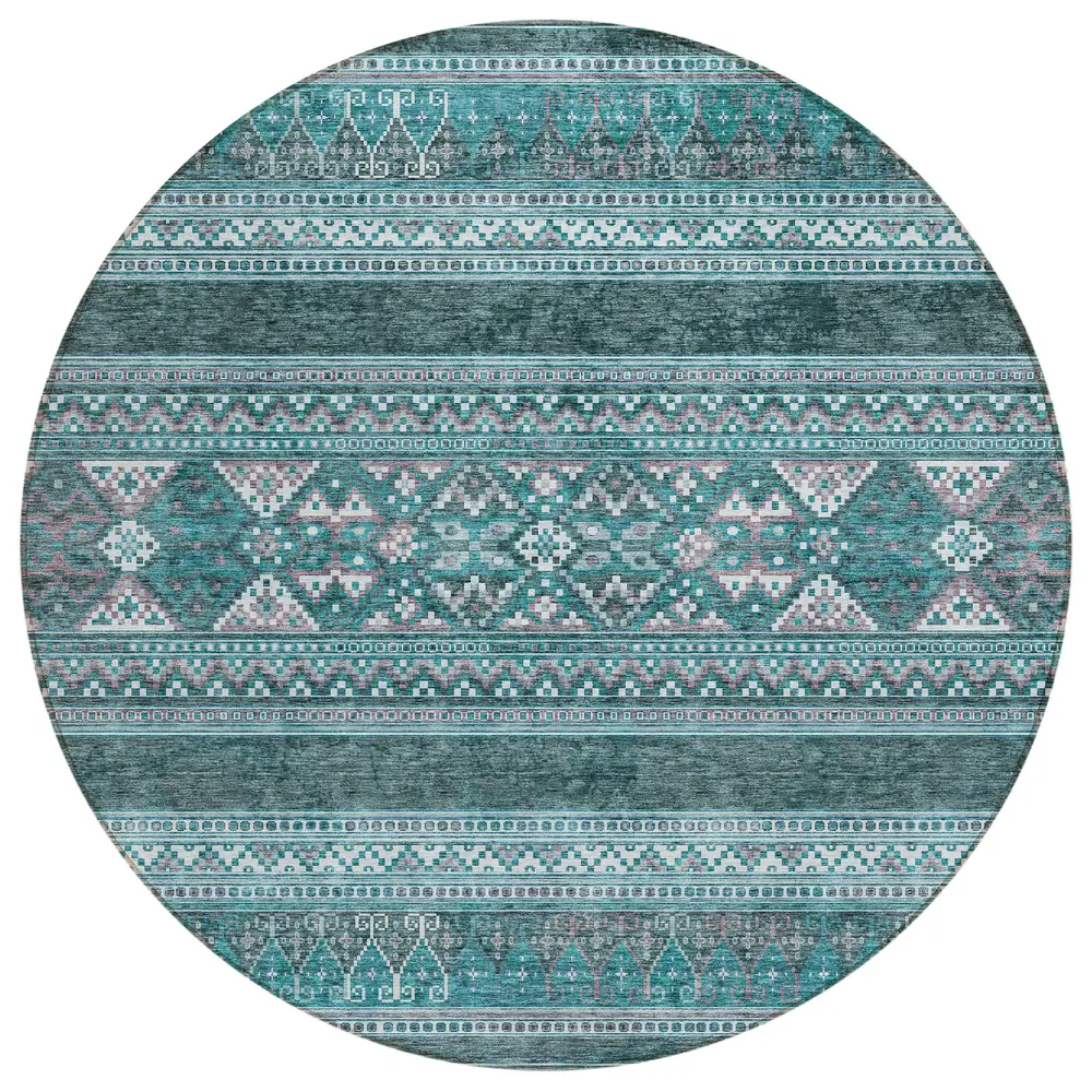 Chantille ACN714 Teal 8' x 8' Rug