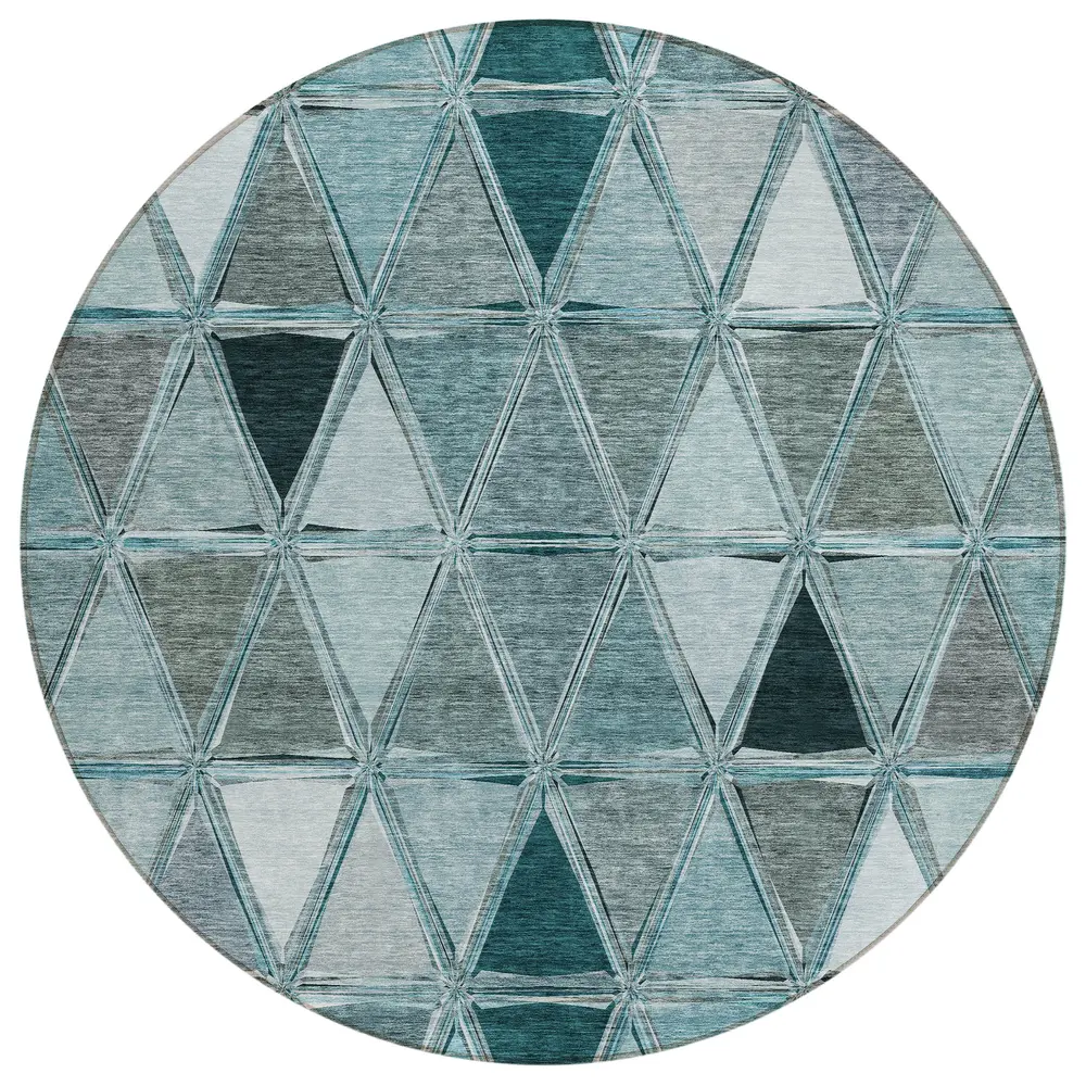 Chantille ACN722 Teal 8' x 8' Rug