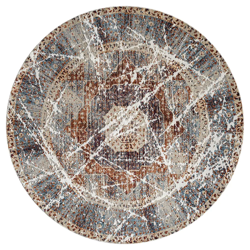 United Weavers Stratton Bali Multi Round Rug 7'11