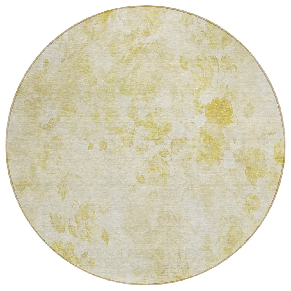 Chantille ACN724 Gold 8' x 8' Rug