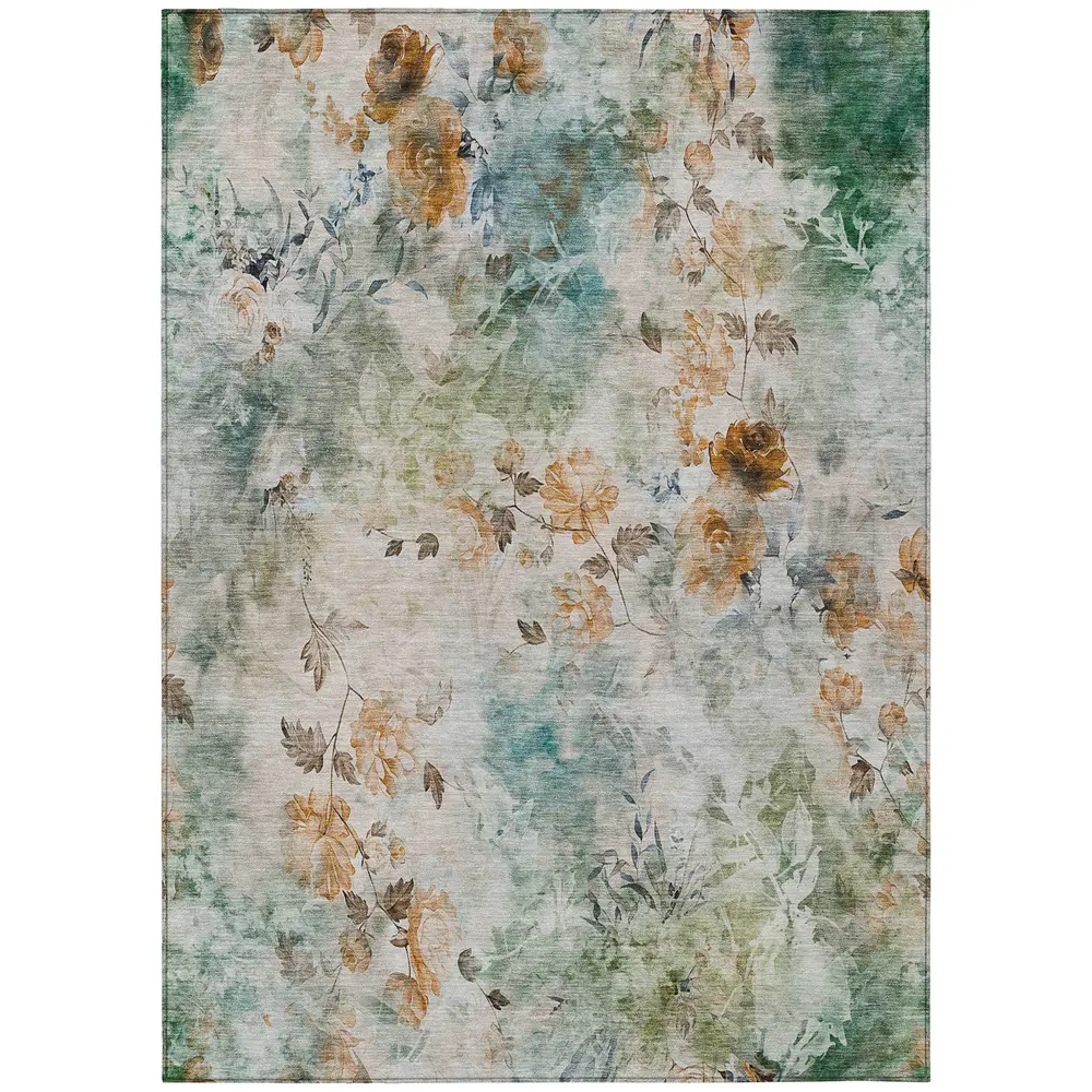 Chantille ACN724 Teal 3' x 5' Rug
