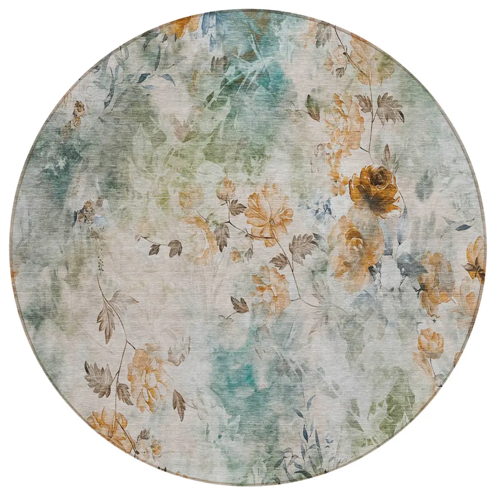 Chantille ACN724 Teal 8' x 8' Rug