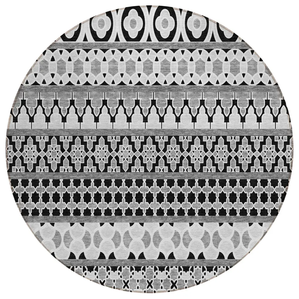 Chantille ACN726 Black 8' x 8' Rug