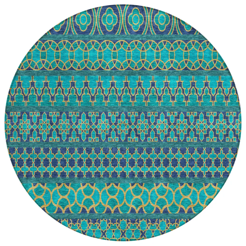 Chantille ACN726 Teal 8' x 8' Rug