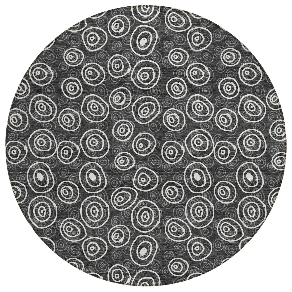 Chantille ACN728 Black 8' x 8' Rug