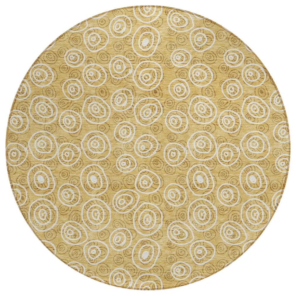 Chantille ACN728 Gold 8' x 8' Rug