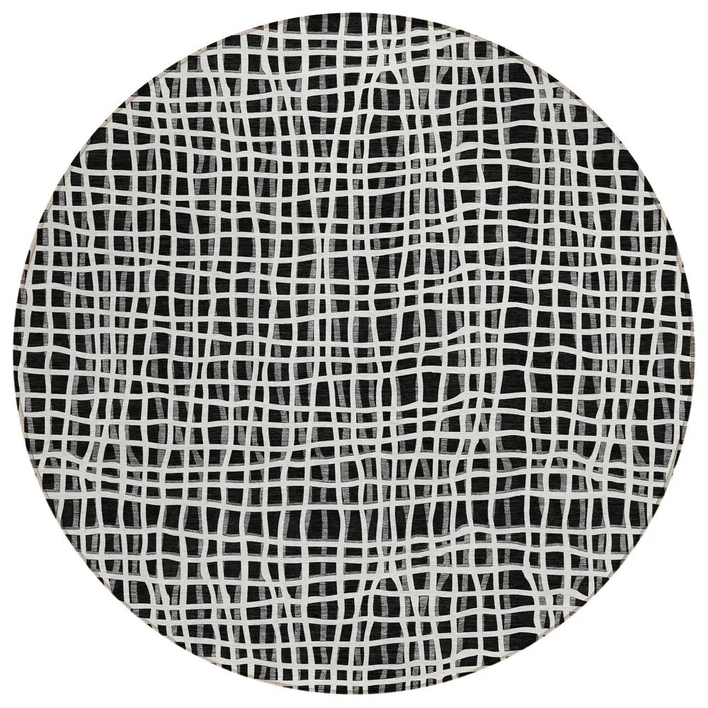 Chantille ACN729 Black 8' x 8' Rug