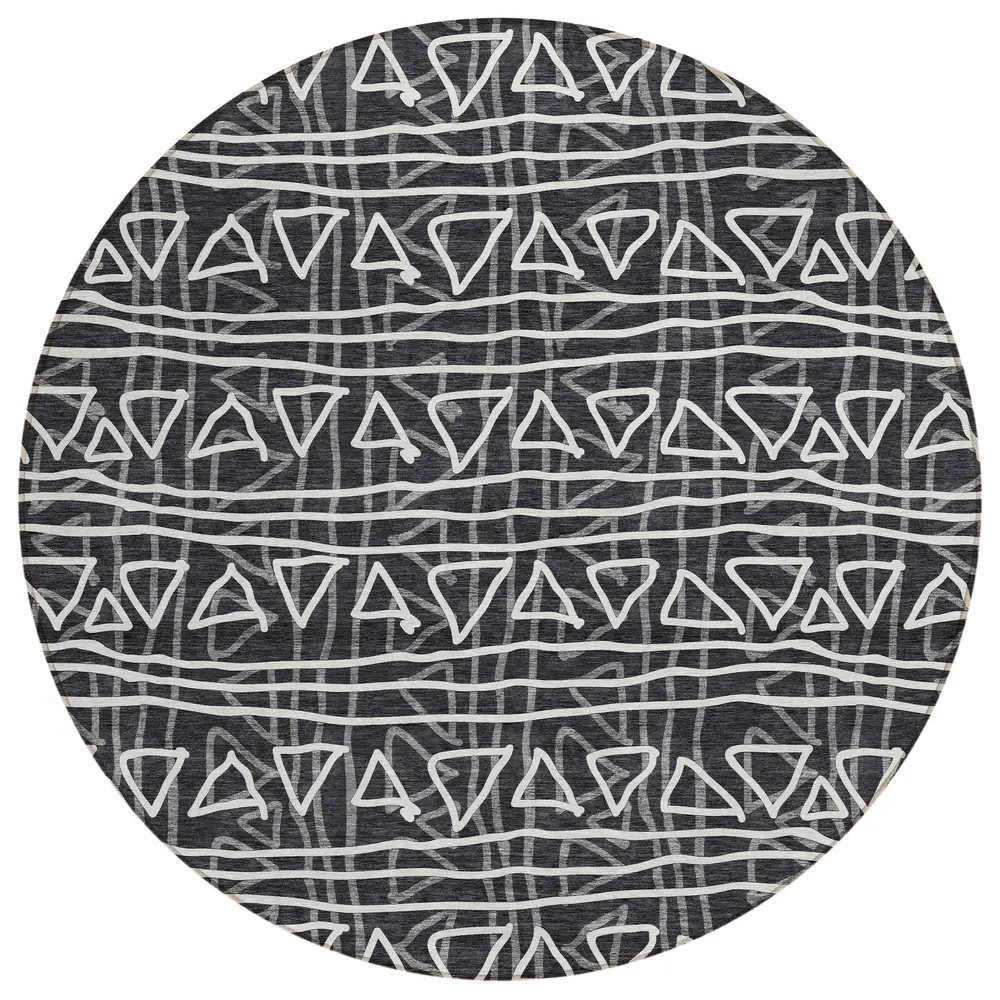 Chantille ACN730 Black 8' x 8' Rug