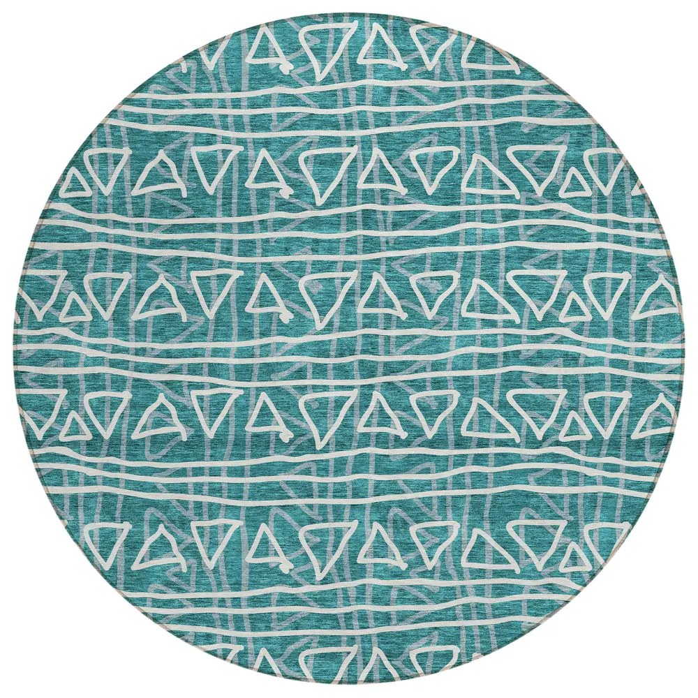 Chantille ACN730 Teal 8' x 8' Rug