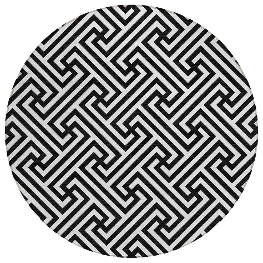 Chantille ACN731 Black 8' x 8' Rug