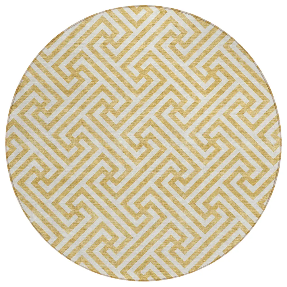Chantille ACN731 Gold 8' x 8' Rug