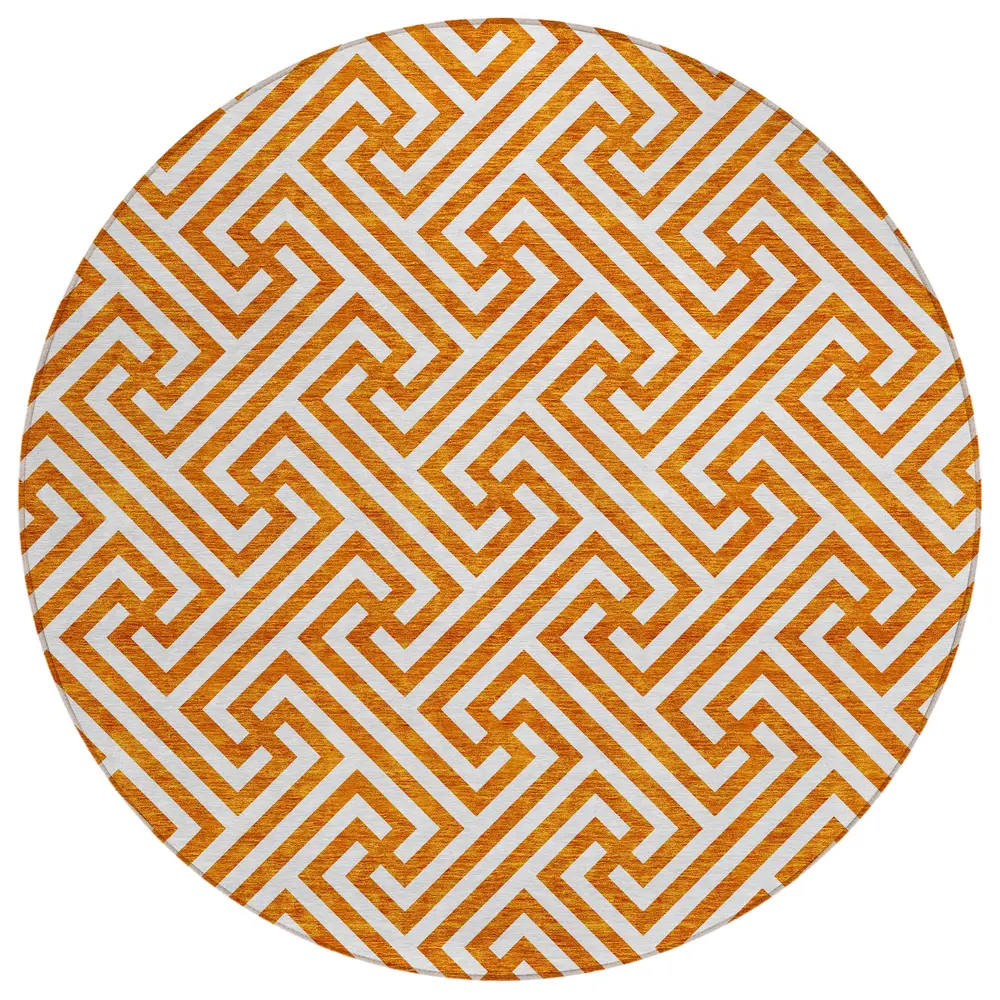 Chantille ACN731 Orange 8' x 8' Rug