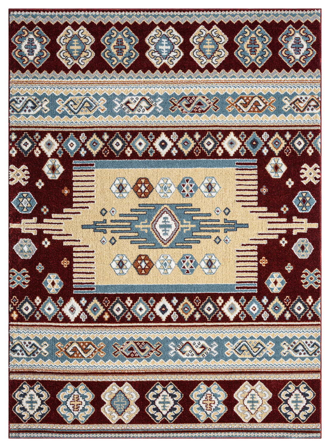 United Weavers Stratton Denali Burgundy Accent Rug 1'10