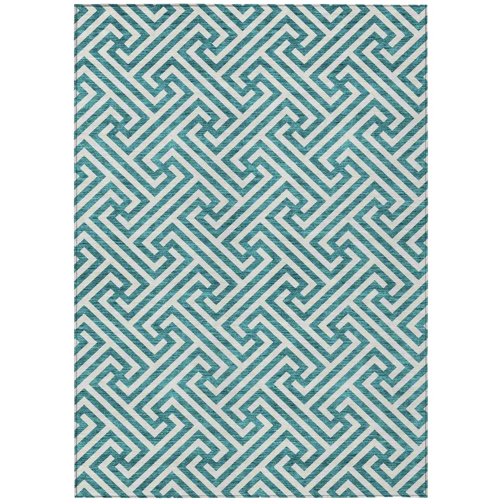 Chantille ACN731 Teal 5' x 7'6