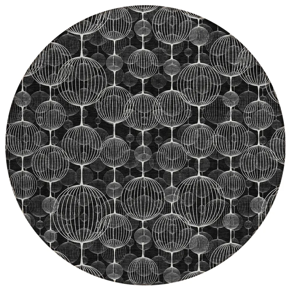 Chantille ACN732 Black 8' x 8' Rug