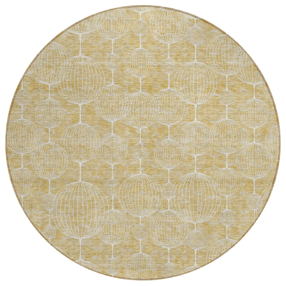 Chantille ACN732 Gold 8' x 8' Rug