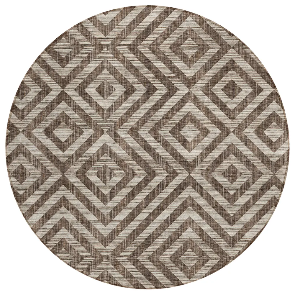Chantille ACN733 Brown 8' x 8' Rug