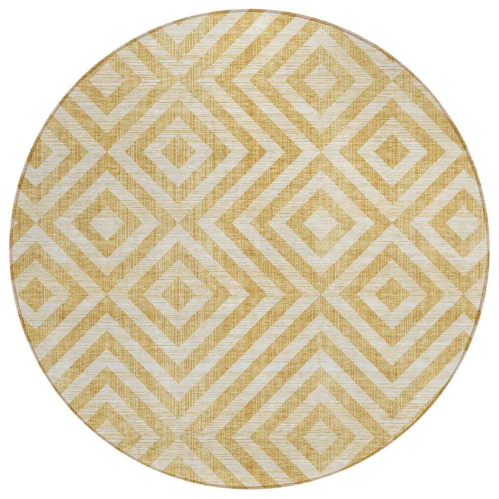 Chantille ACN733 Gold 8' x 8' Rug