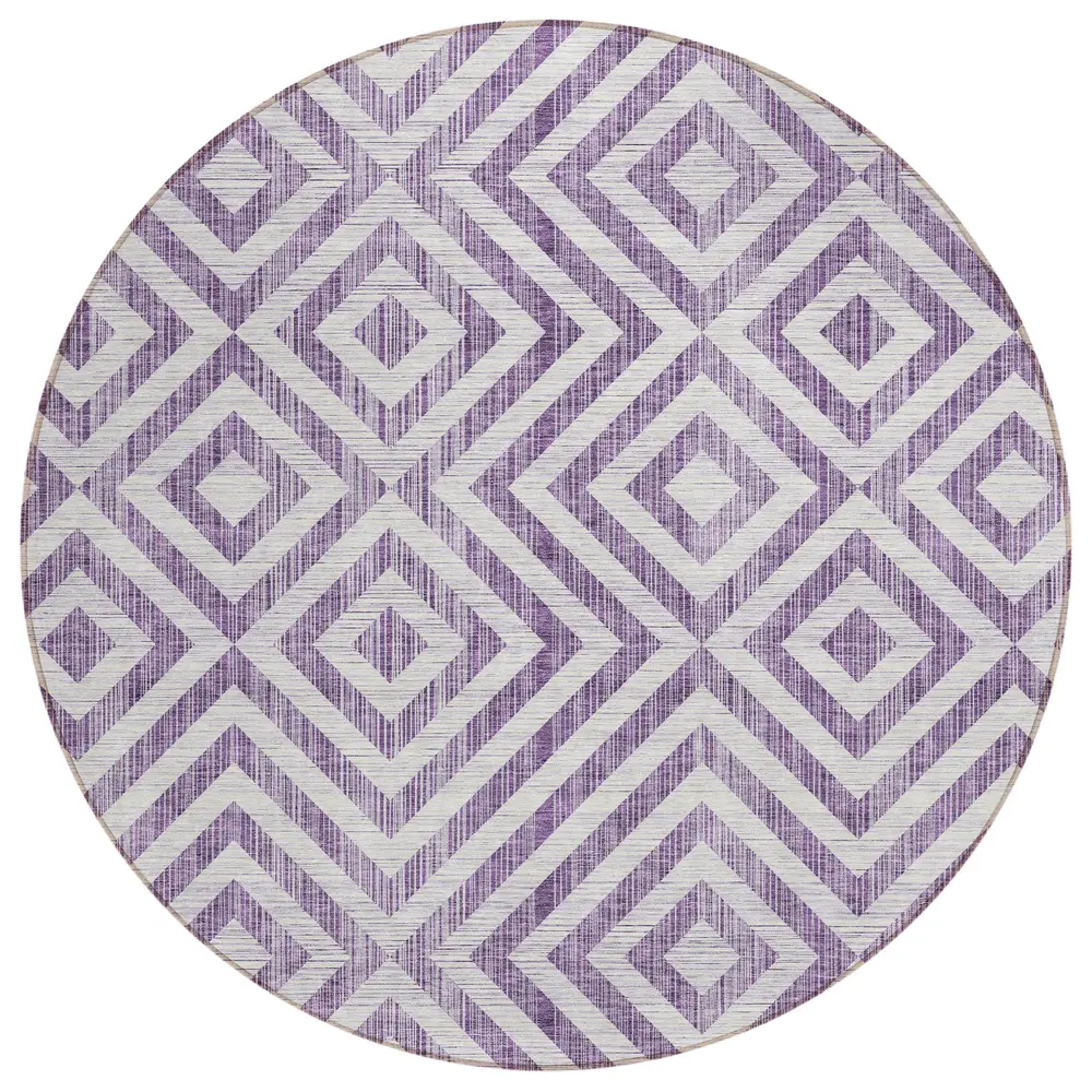 Chantille ACN733 Purple 8' x 8' Rug