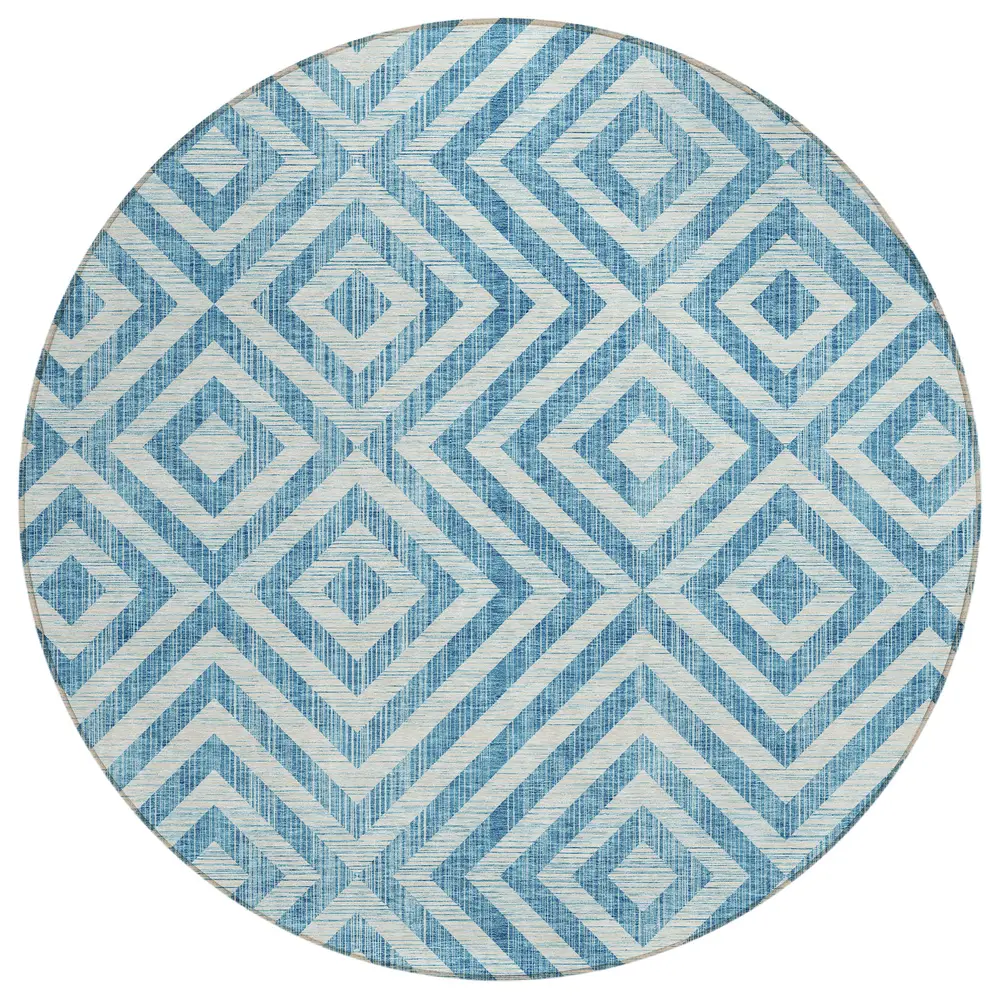 Chantille ACN733 Teal 8' x 8' Rug