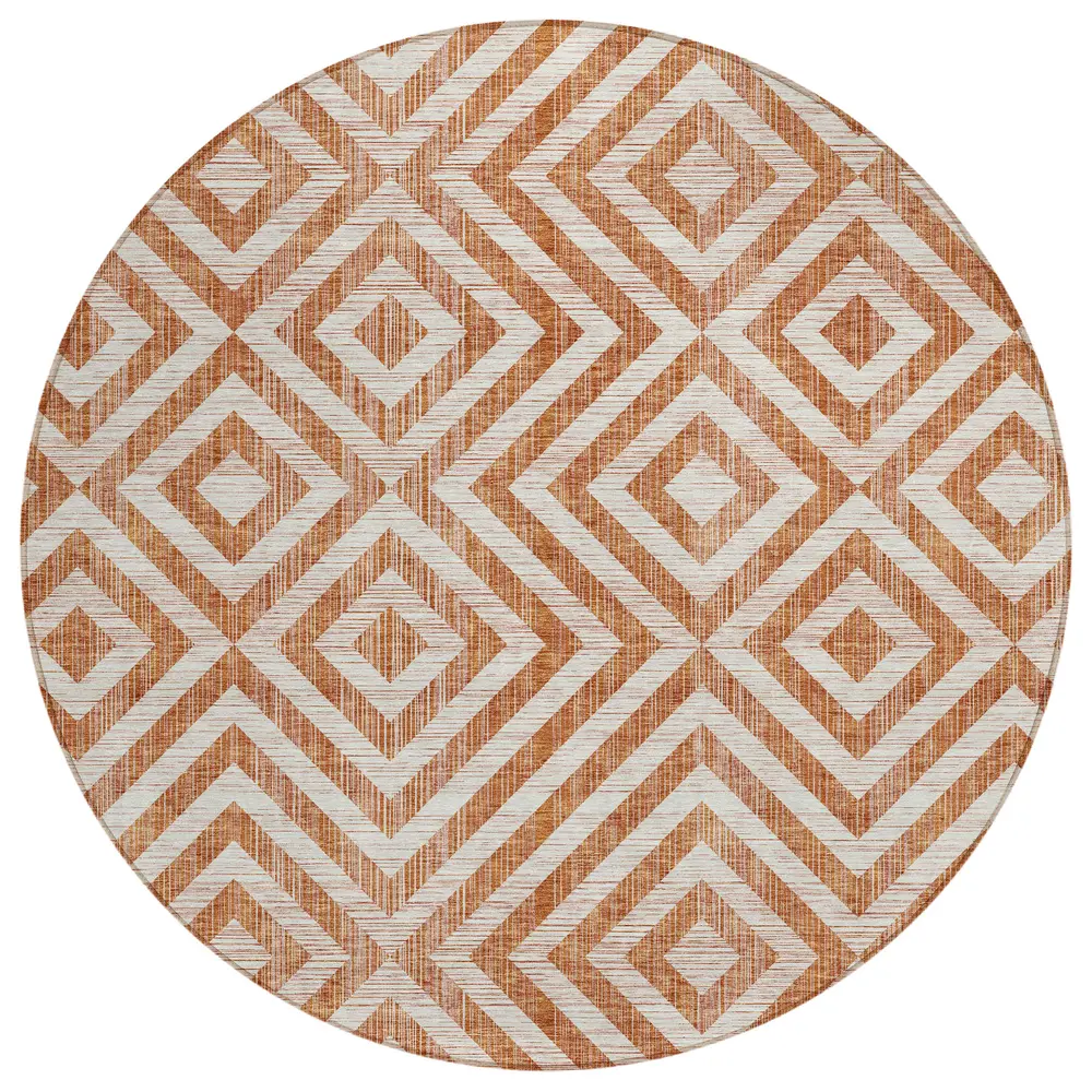 Chantille ACN733 Terracotta 8' x 8' Rug
