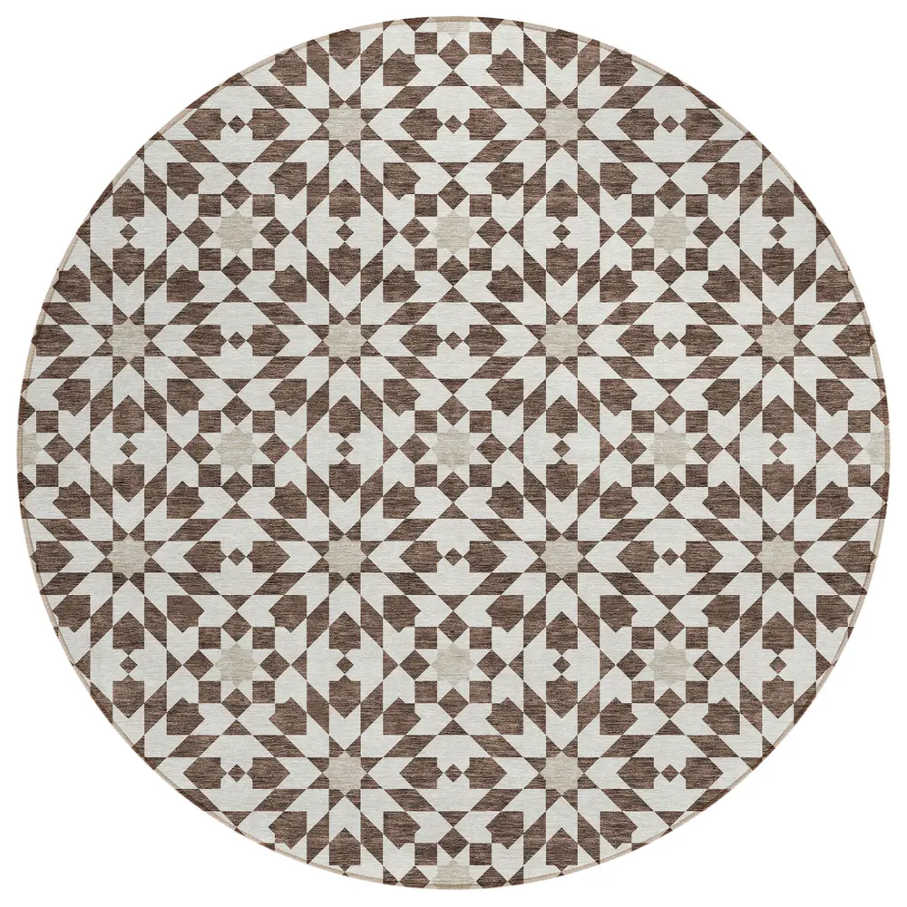 Chantille ACN734 Brown 8' x 8' Rug