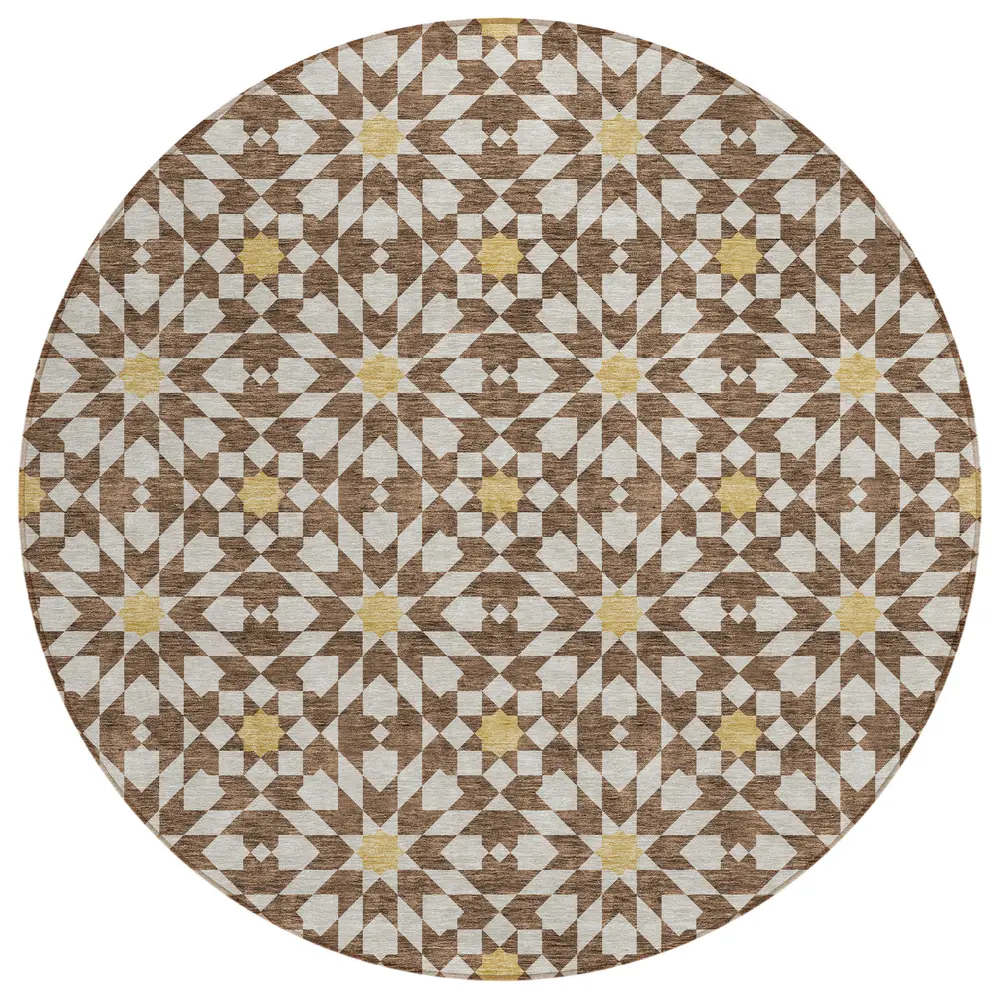 Chantille ACN734 Chocolate 8' x 8' Rug