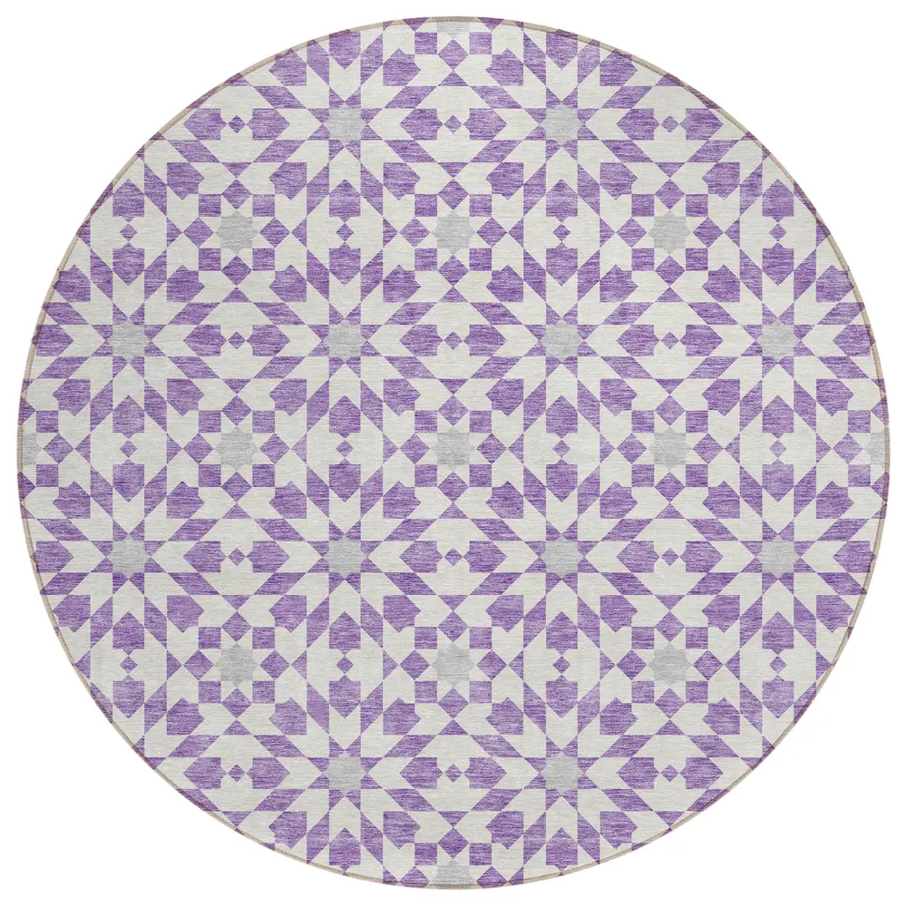 Chantille ACN734 Lavender 8' x 8' Rug