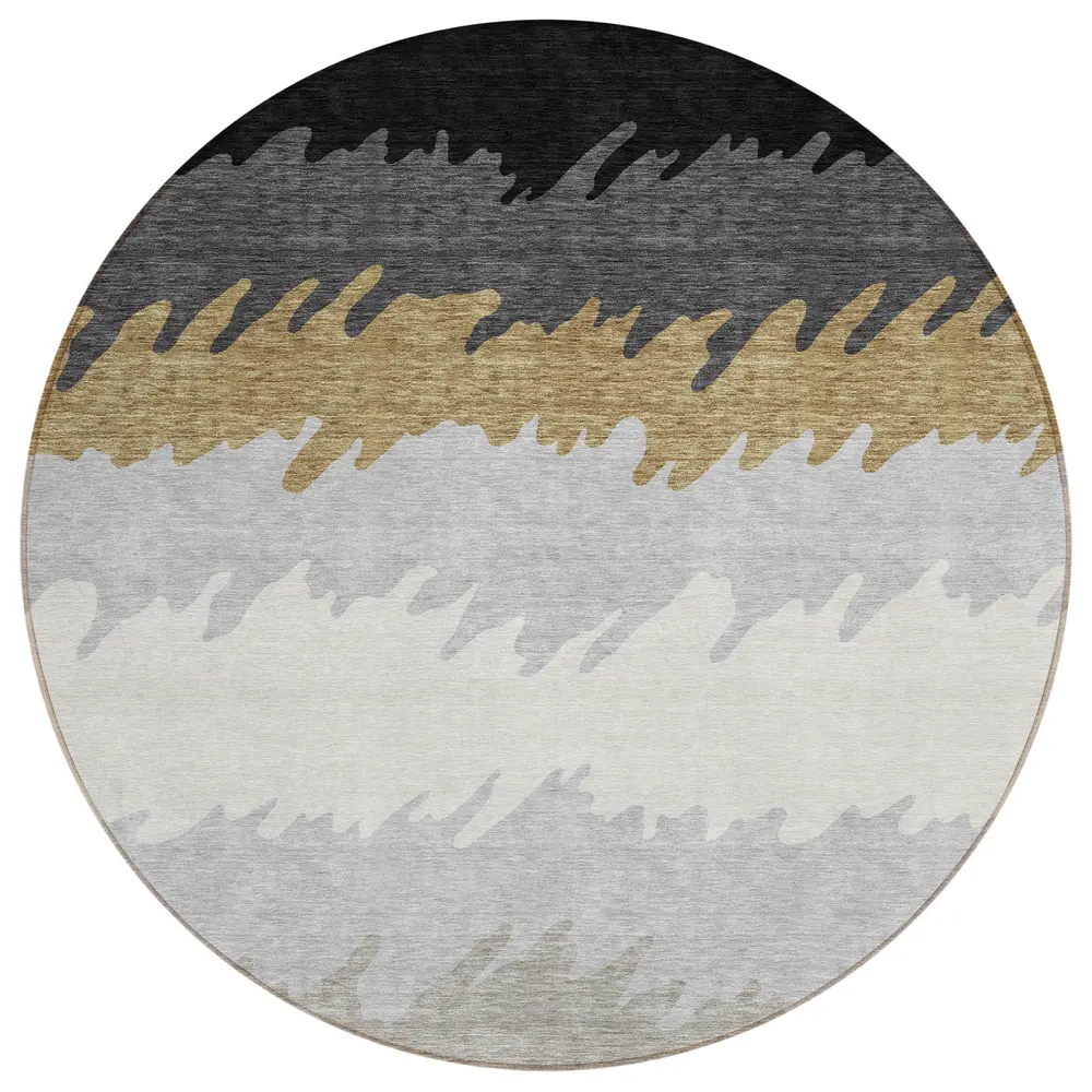 Chantille ACN736 Black 8' x 8' Rug