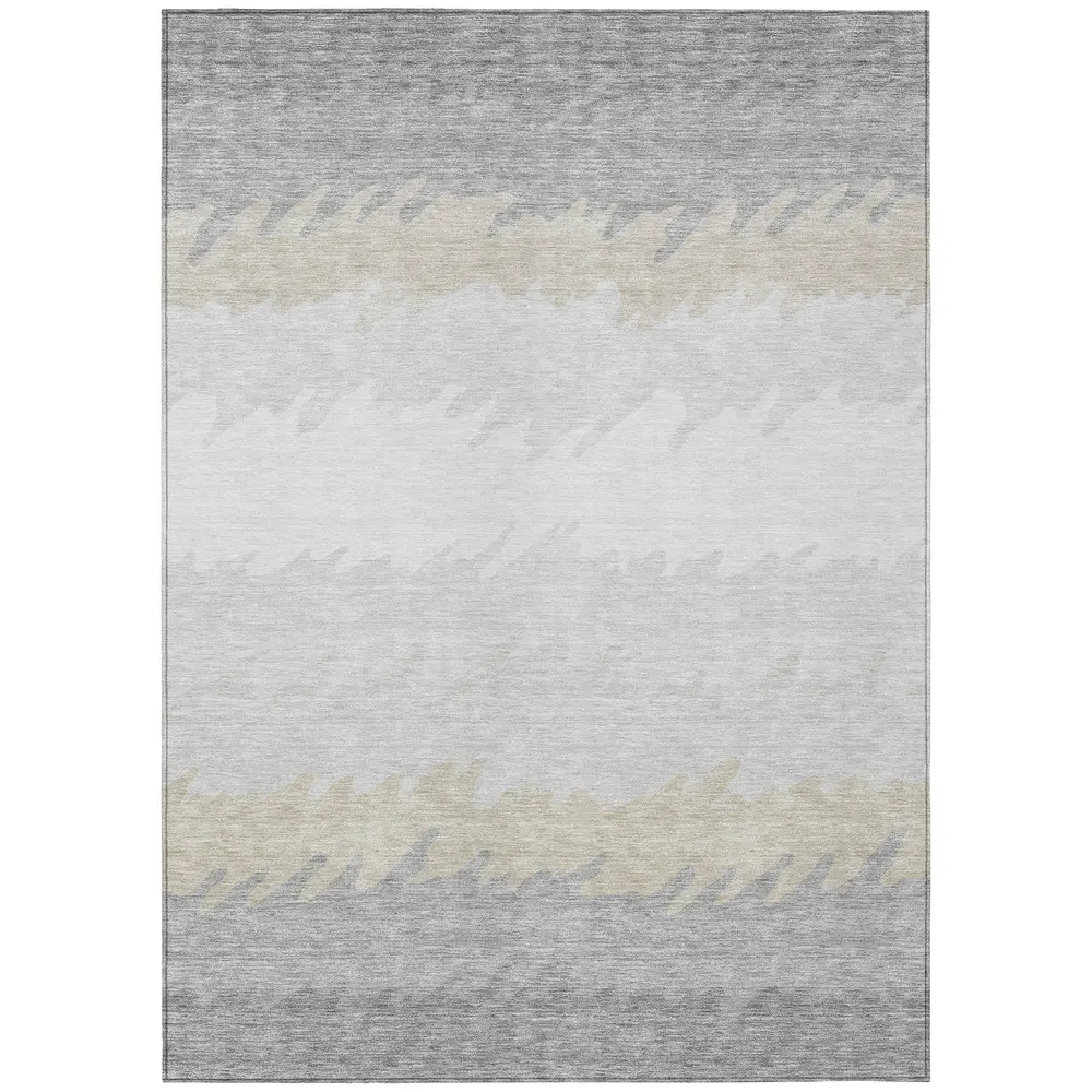 Chantille ACN736 Silver 5' x 7'6