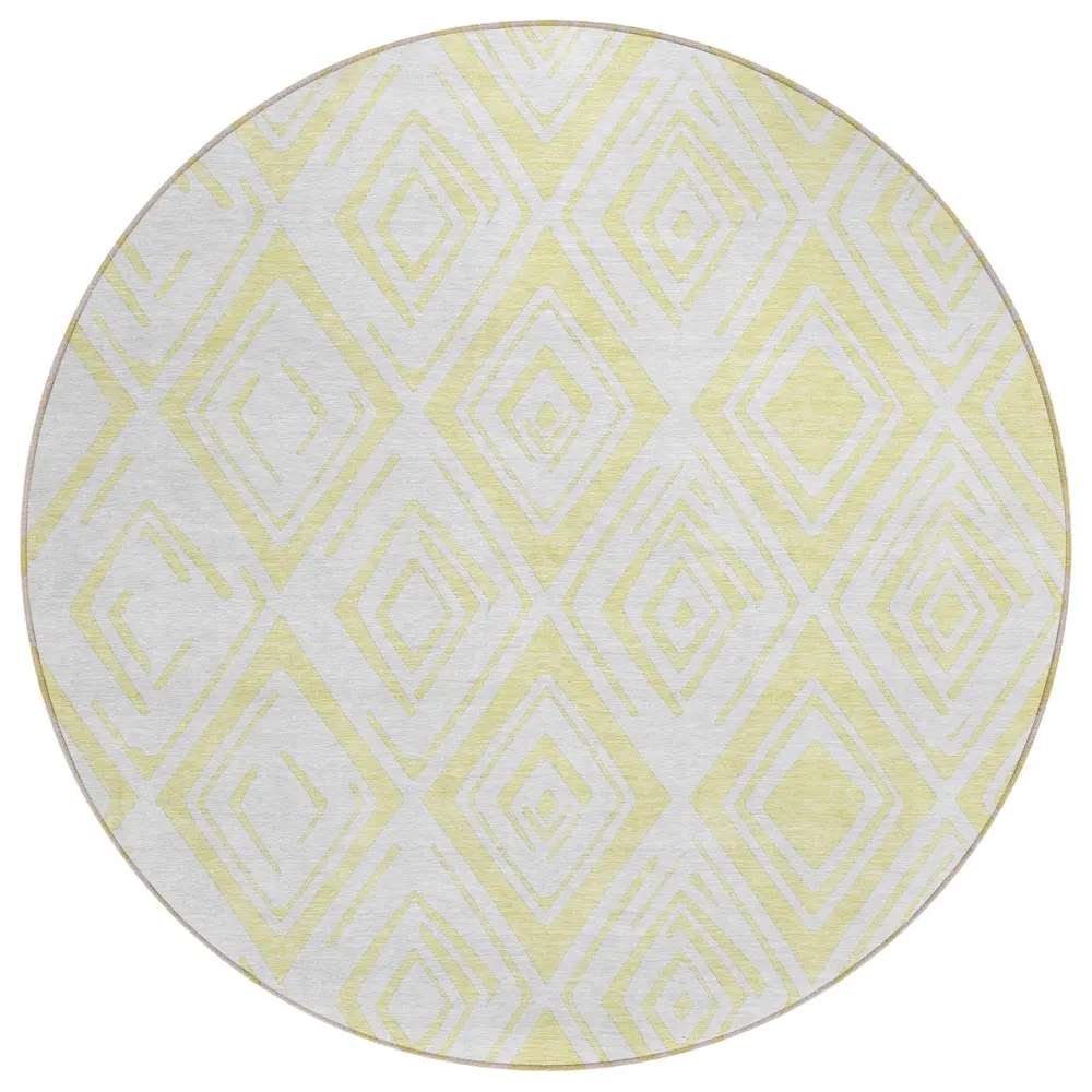 Chantille ACN737 Yellow 8' x 8' Rug