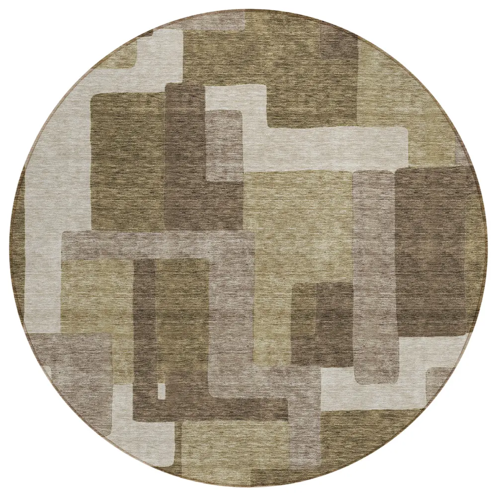Chantille ACN740 Brown 8' x 8' Rug