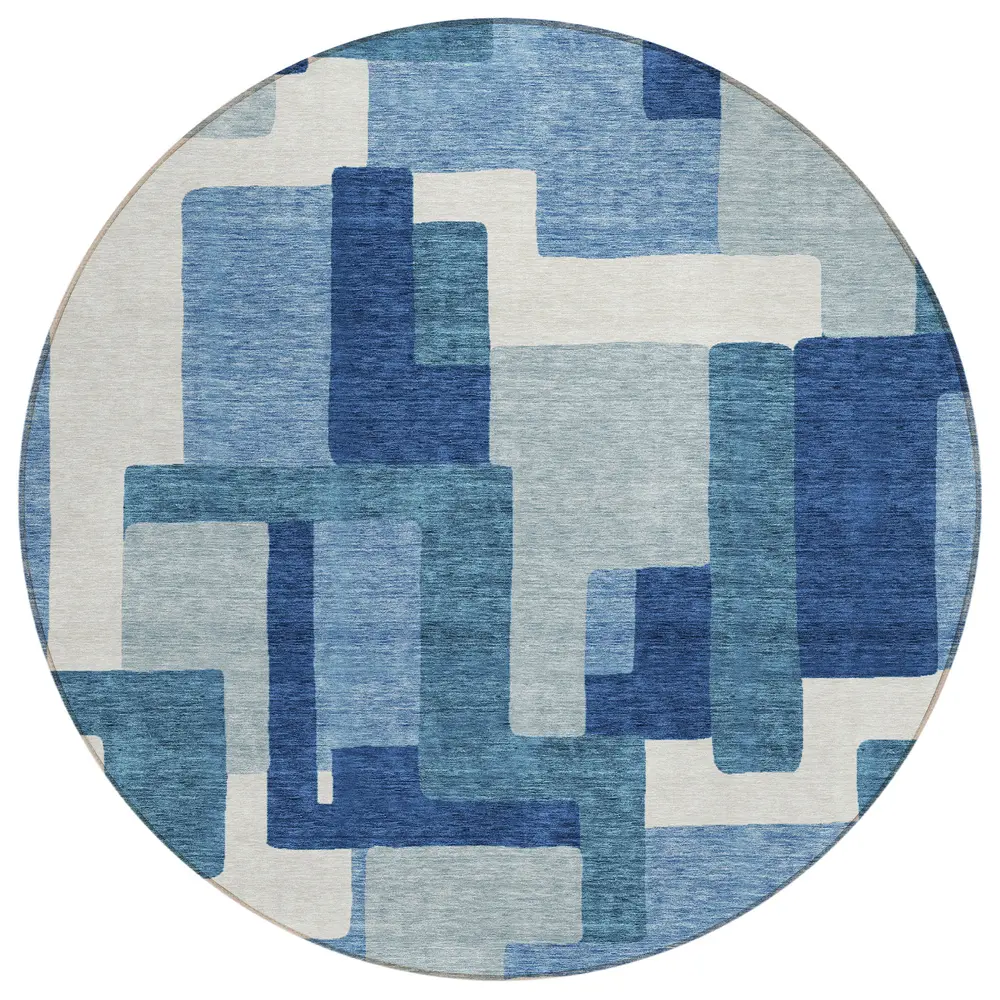 Chantille ACN740 Blue 8' x 8' Rug