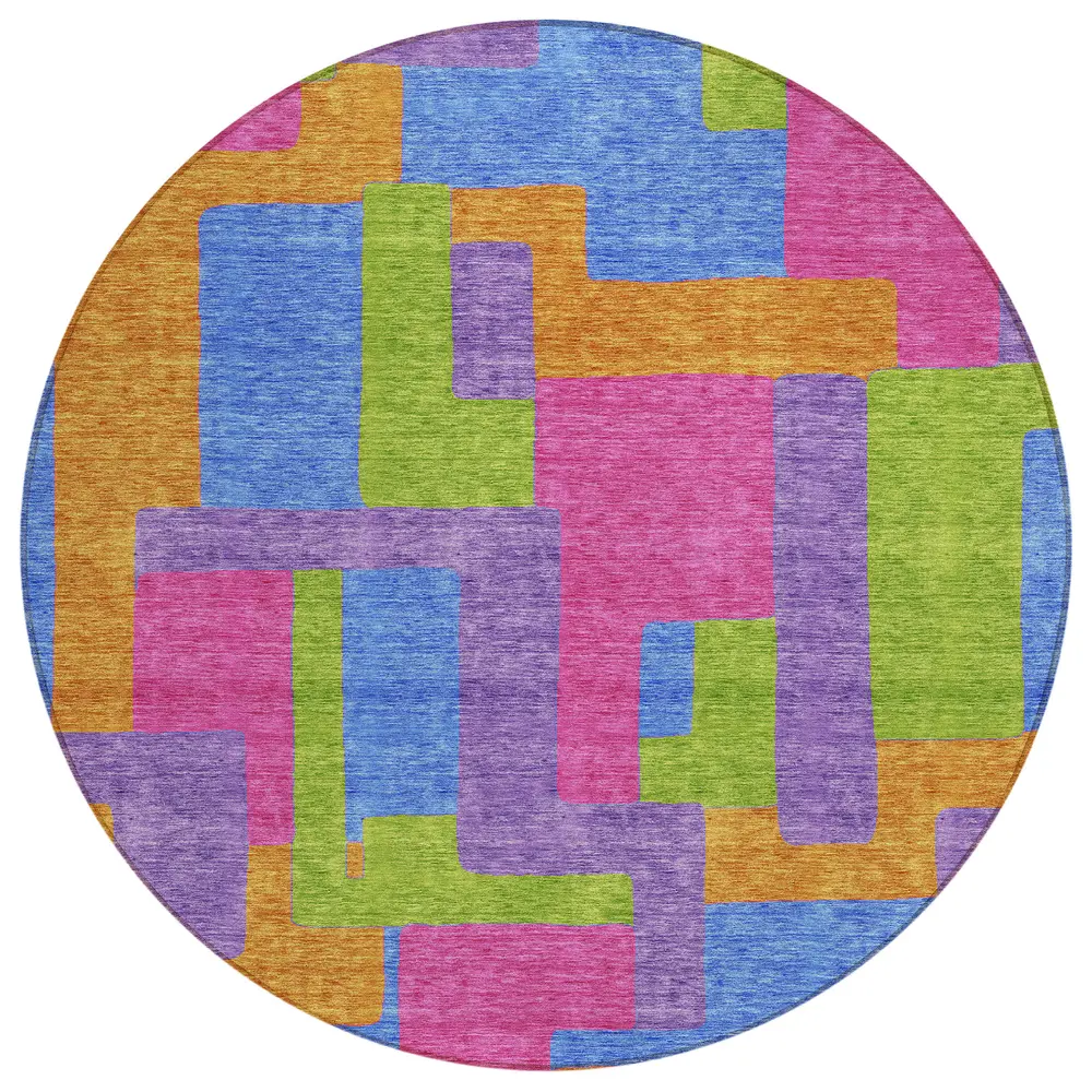 Chantille ACN740 Purple 8' x 8' Rug