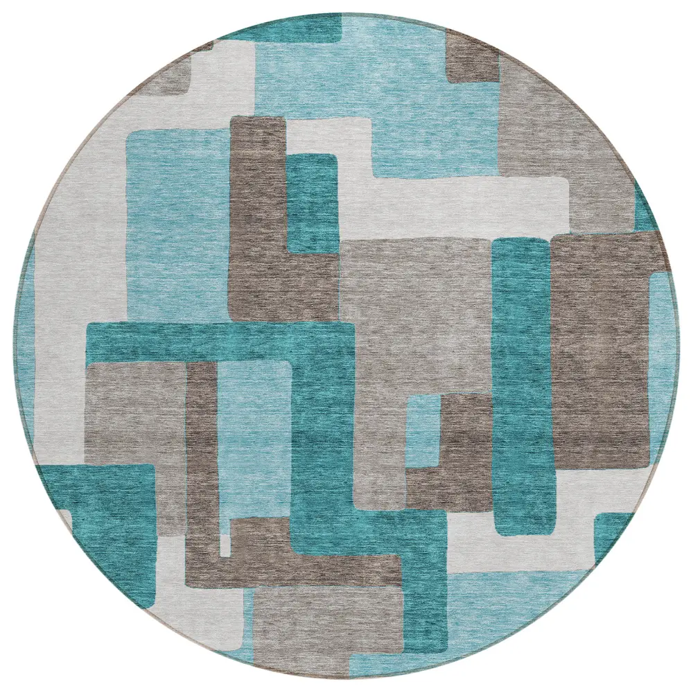 Chantille ACN740 Teal 8' x 8' Rug