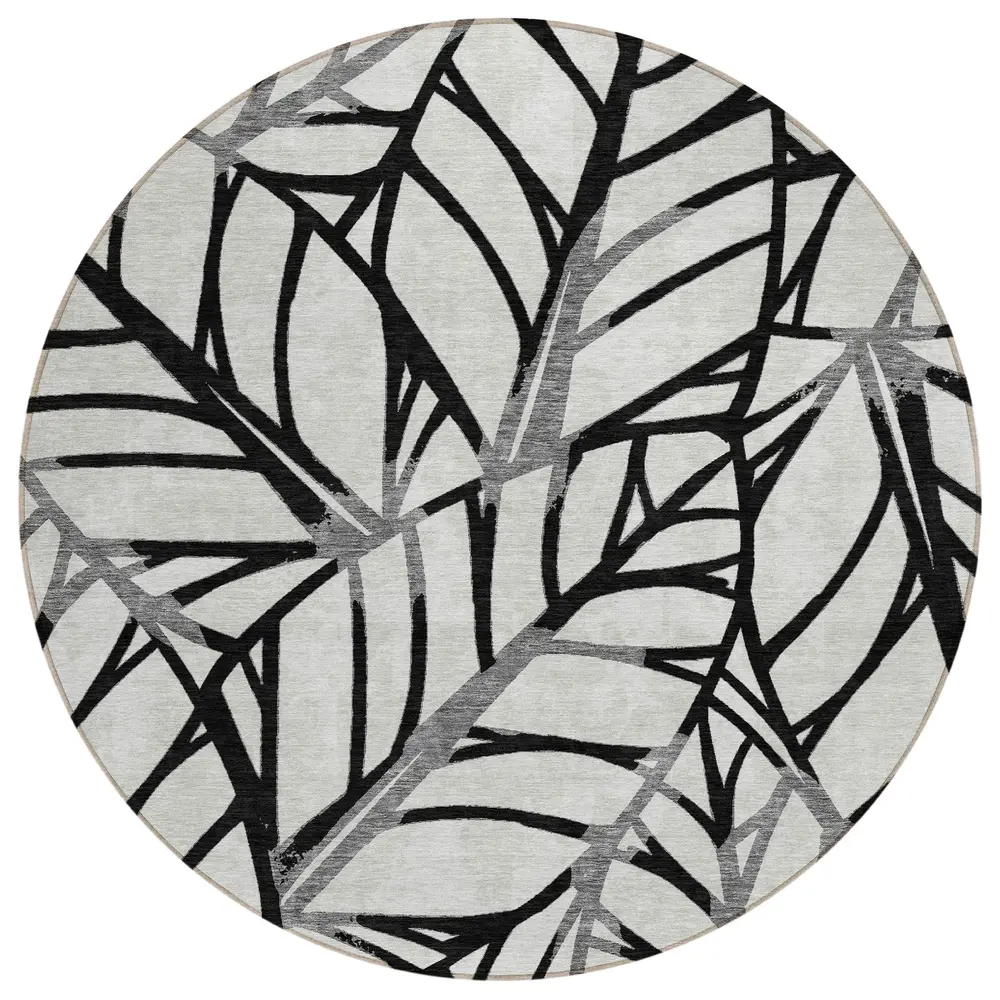 Chantille ACN741 Black 8' x 8' Rug