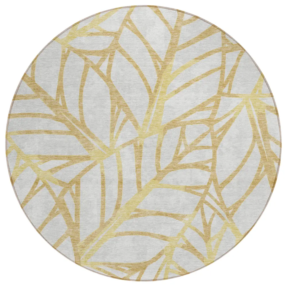 Chantille ACN741 Gold 8' x 8' Rug