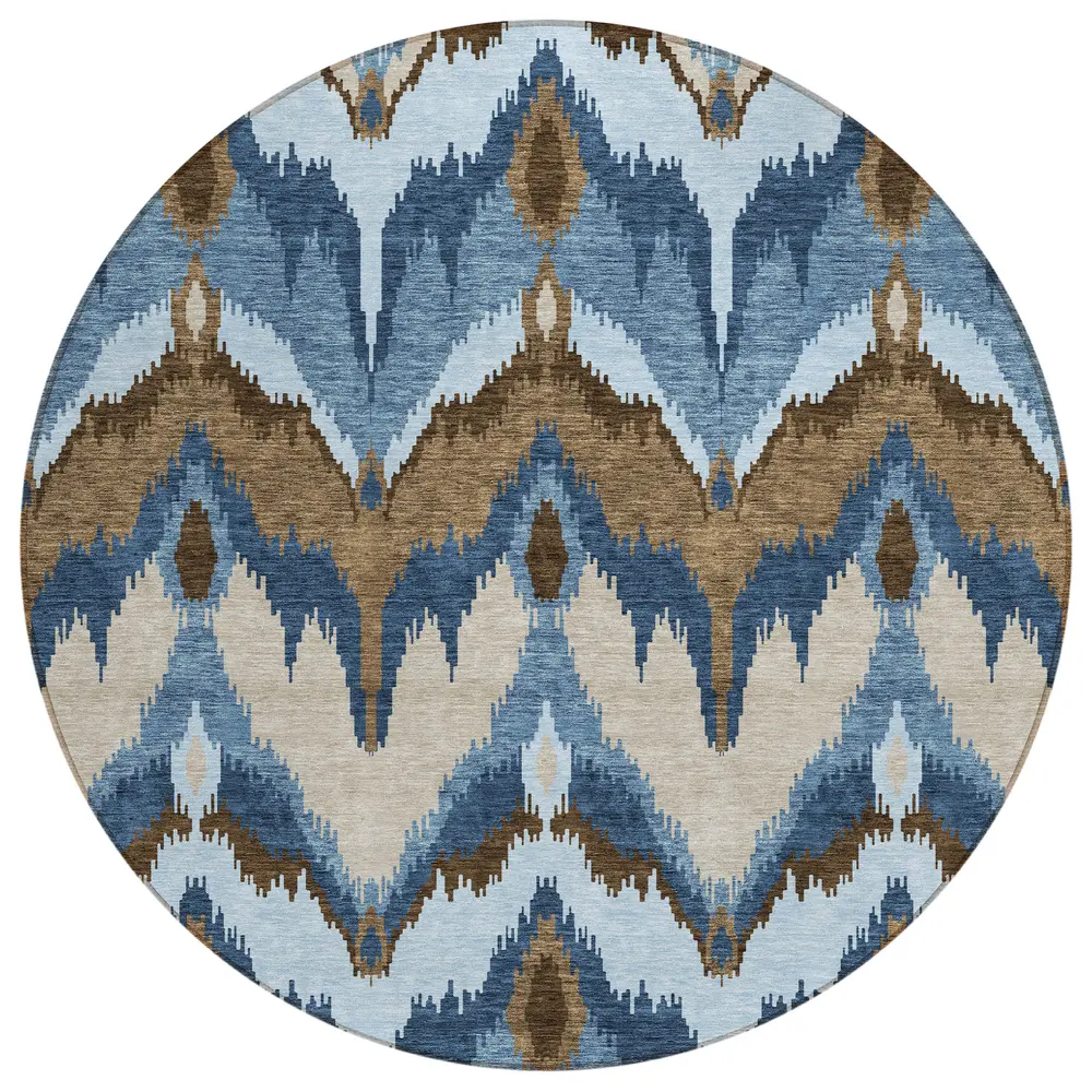 Chantille ACN743 Blue 8' x 8' Rug