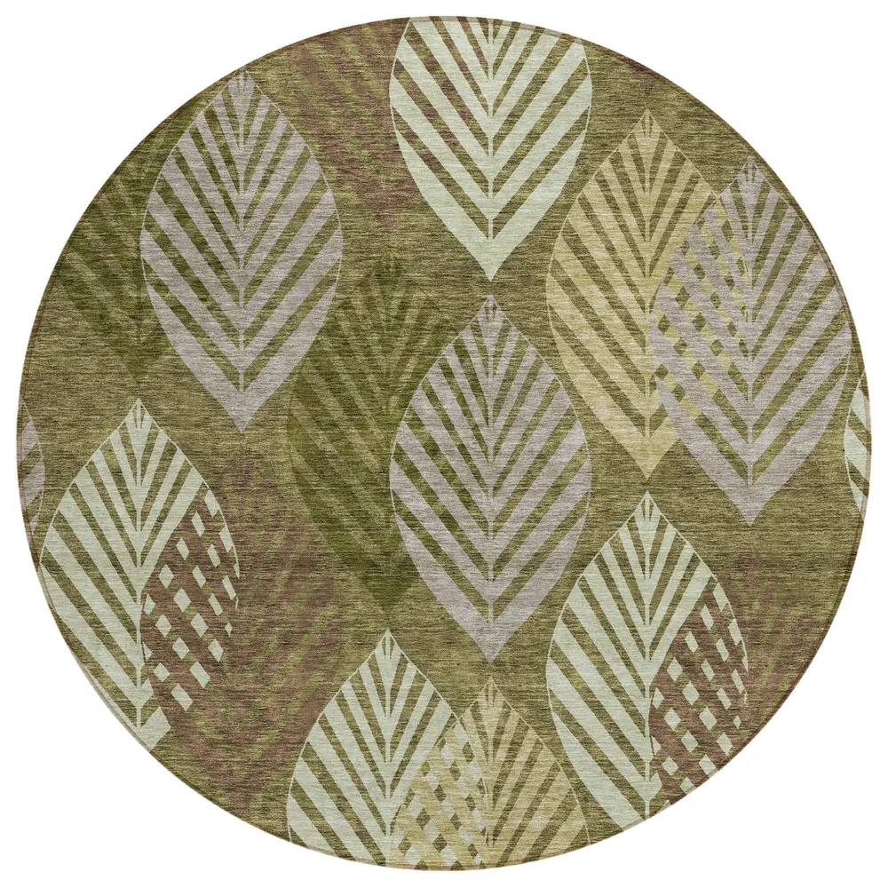 Chantille ACN744 Olive 8' x 8' Rug