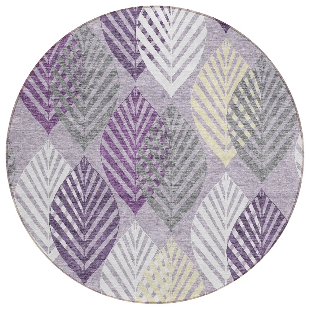 Chantille ACN744 Purple 8' x 8' Rug